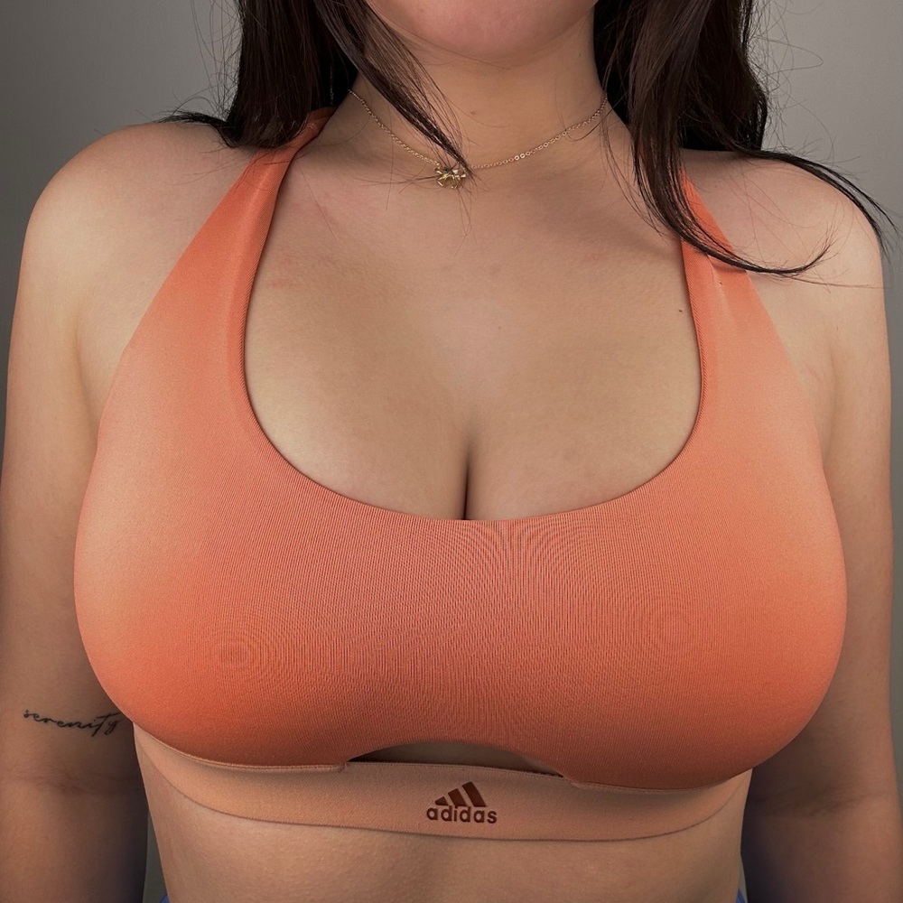 Adidas Women's Orange Sports Bra